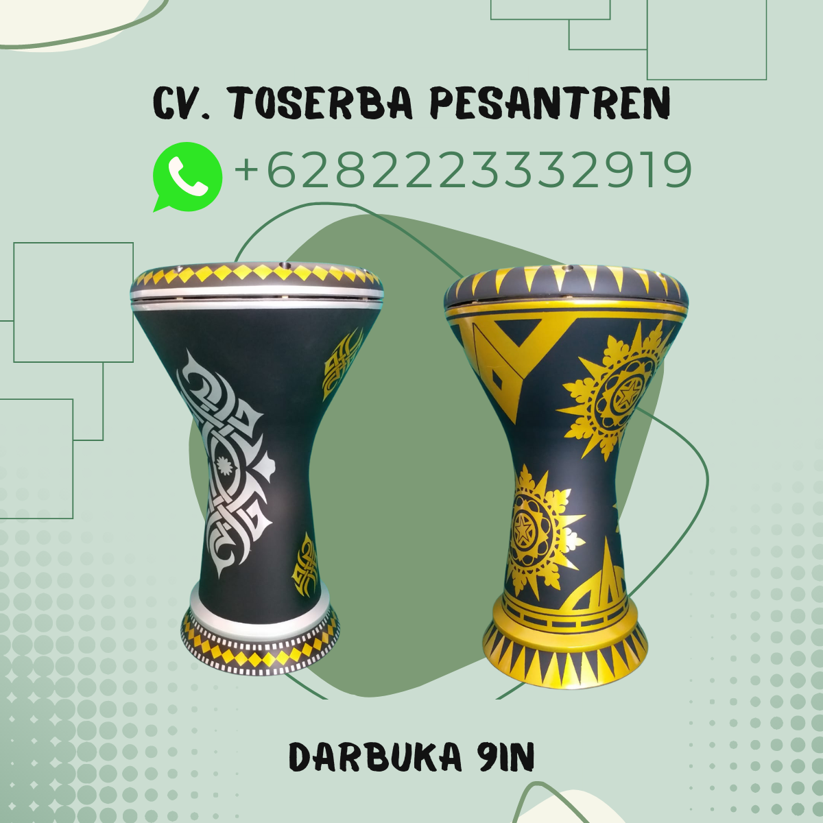 Macam-macam Ukuran Dan Jenis Darbuka Serta FungsinyaJual Hadroh Jual ...